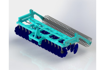 БОРОНА ДИСКОВАЯ БДМ - 4Х2 (НАВЕСНАЯ)